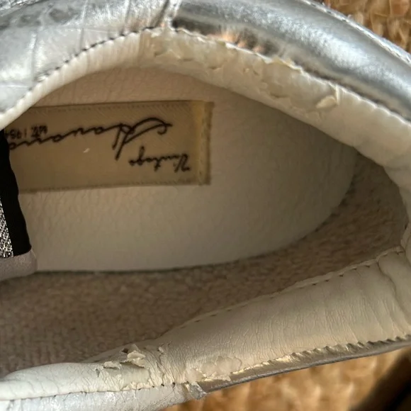 Vintage Havana White and Silver Sneakers with Classic Design light grey 11 - Picture 11 of 16